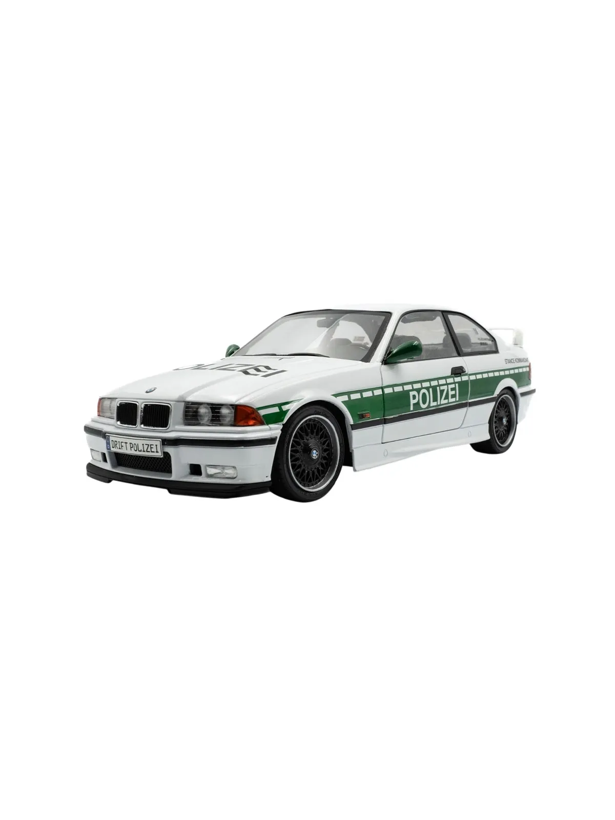 Машинка SOLIDO 1:18 BMW E36 M3 COUPE SOLIDO WORKS DRIFT POLIZEI WHITE 1991