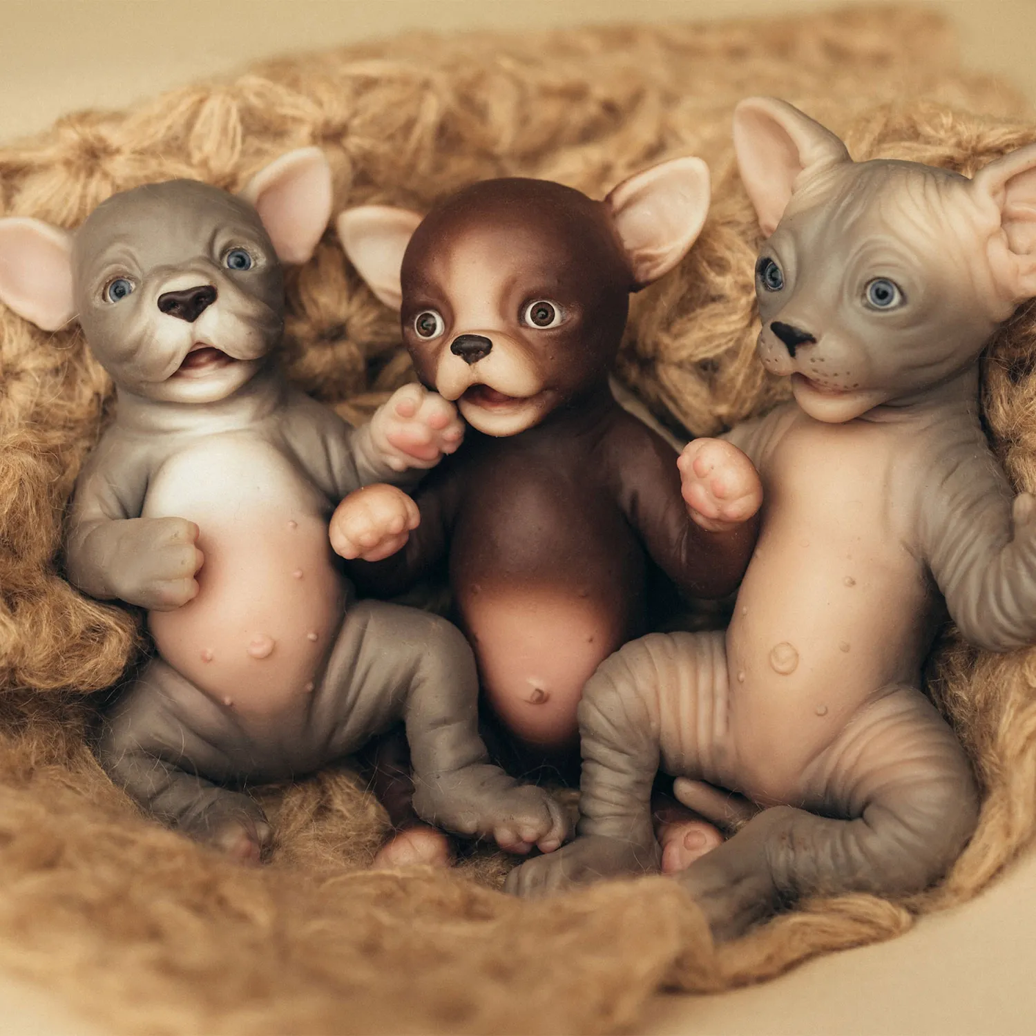 Игрушка "Котенок Сфинкс", 15 см — изображение 5