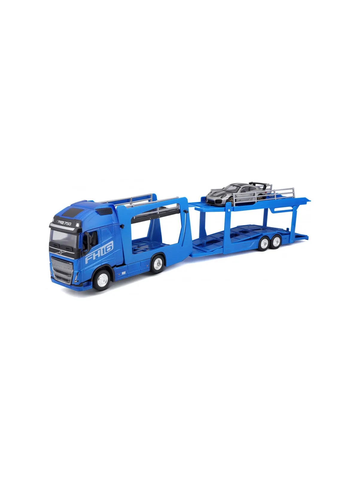 Машина Bburago 1:43 STR. FIRE Multicar Carrier - Volvo FH16
