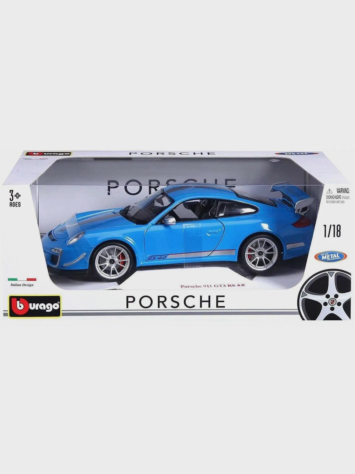 Машина Bburago 1/18 (Coll A) - Porsche GT3 RS 4.0 — изображение 4