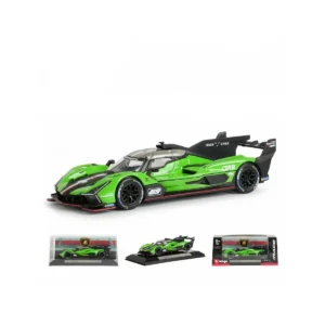 Машина Bburago 1:43 RACE (Coll. B) - Lamborghini SC63 LMDh Green #63