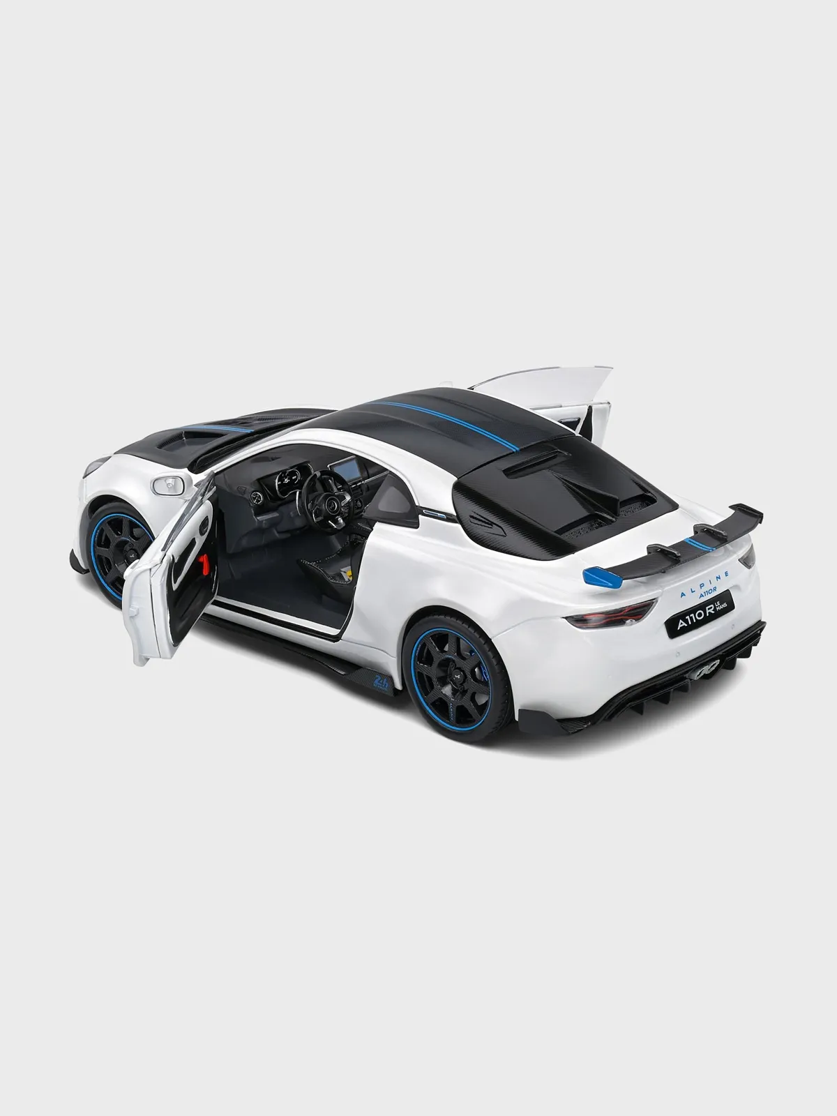 Металлическая машинка Alpine A110 radicale le mans white 2023 — изображение 6