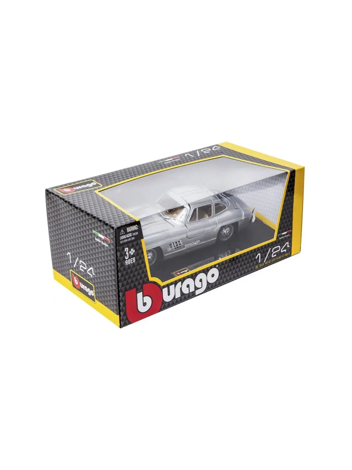 Машина Bburago 1/24 Collezione (B) w/o stand - MERCEDES BENZ 300 SL (1954) — изображение 3