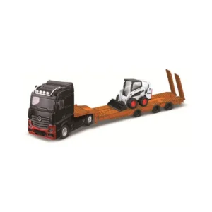 Машина Bburago 18-32310(18-32313) 1:43 Haulers Constr.-MB ActrosG.+Bobcat S.w/bucket