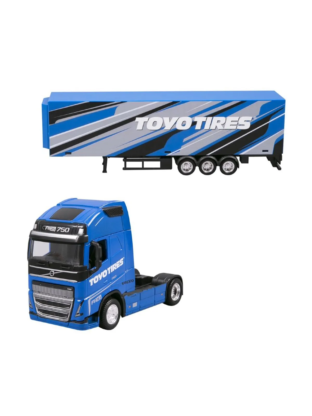 Машинка с полуприцепом Volvo FH16 Globetrotter 750 XXL, 1:43 — изображение 3