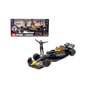 Модель Red Bull RB19 с фигуркой Sergio Perez
