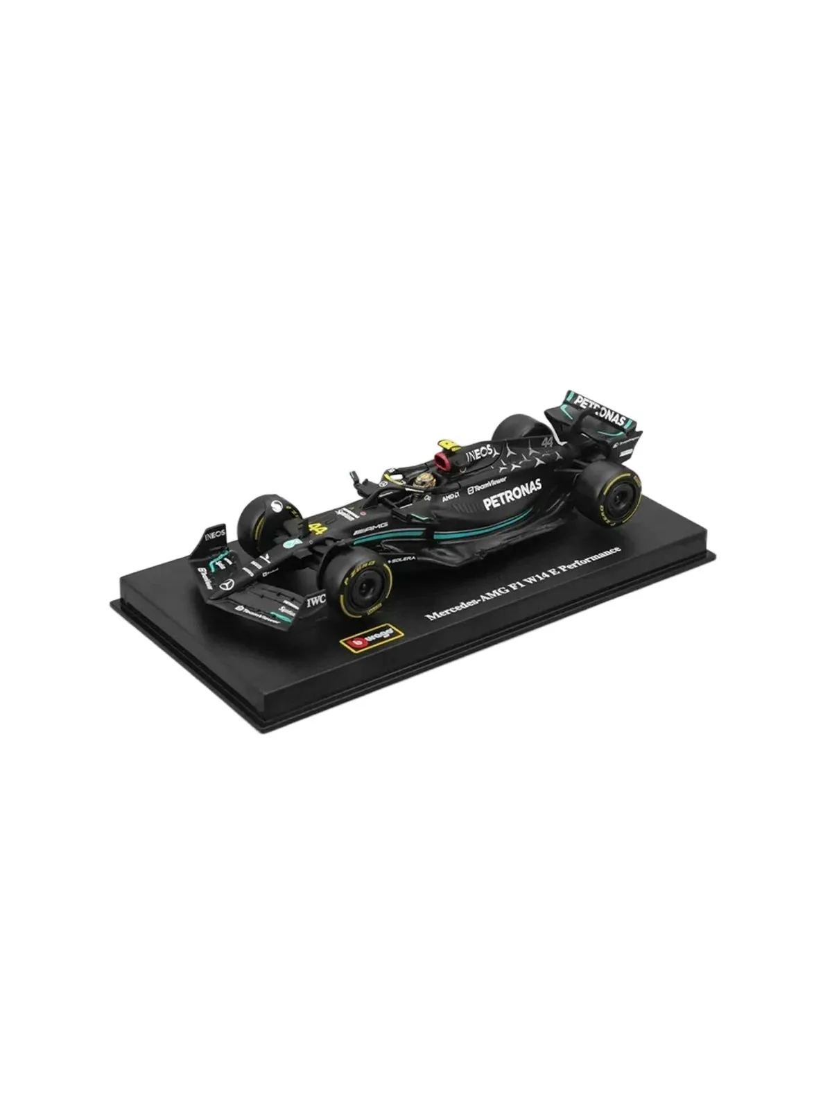 Машина Bburago 1:24 Formula (with figure) - Mercedes-AMG F1 W14 E — изображение 3